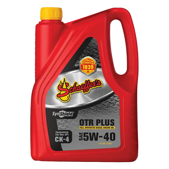 Schaeffer's 9000-006-1 SynShield OTR Plus Full Synthetic 5W-40 Oil (Gallon)