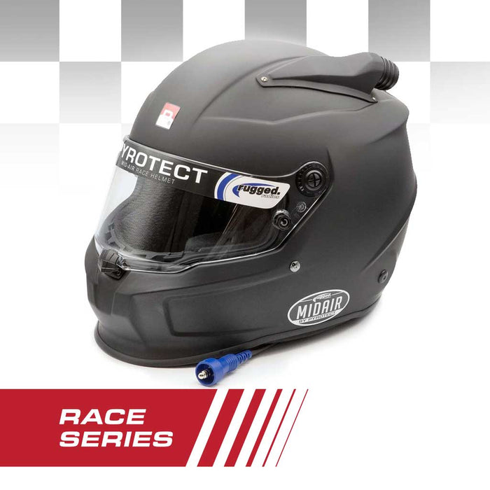 Rugged Radios MA-HK-XL Pyrotect MIDAIR RACE Helmet Wired OFFROAD - X-Large