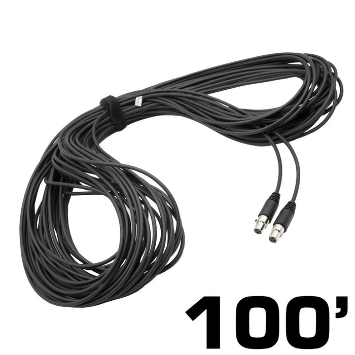 Rugged Radios CS-100-3P 100 Ft 3-Pin to 3-Pin Straight Cord for H85 Linkable Headsets