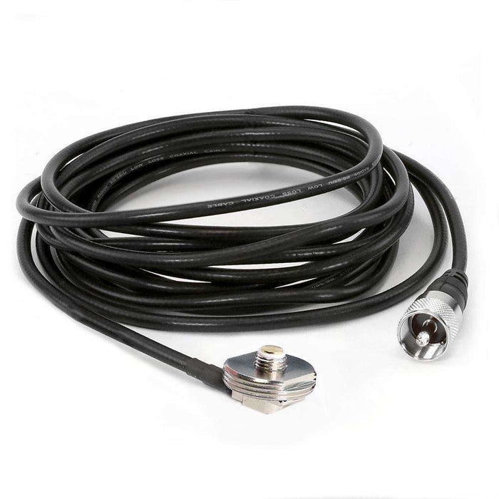 Rugged Radios NMO-MT-15 Antenna Coax Cable with 3/8 NMO Mount - 15 Feet