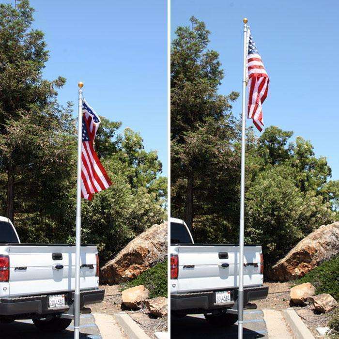 Rugged Radios ANT-POLE-20 20 Ft Telescoping Flag Pole for Base Camp and Base Station Antenna