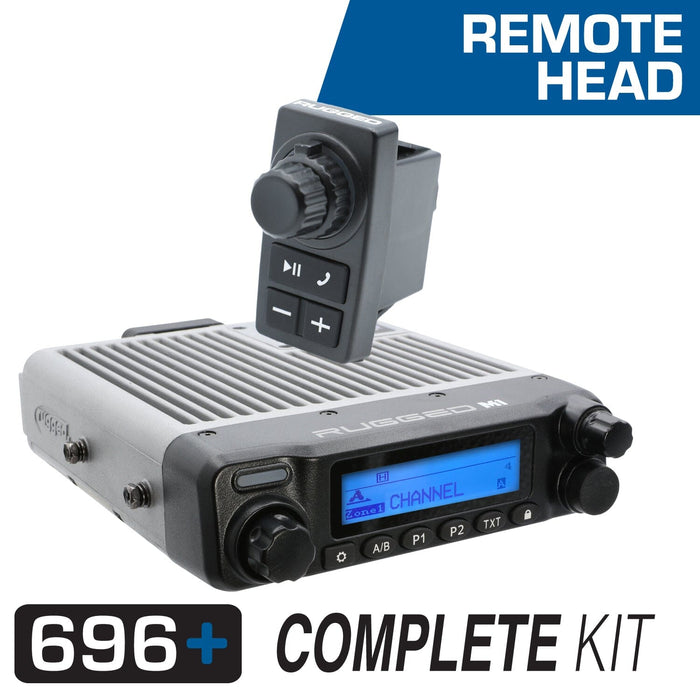 Rugged Radios MCK-696RS-2P-G1 696 PLUS Remote Head Complete Master Communication Kit with Intercom and 2-Way Radio - G1 GMRS