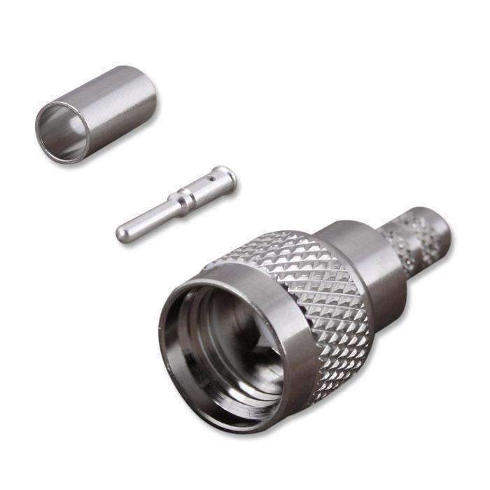 Rugged Radios UHF-CONN-MINI Crimp On UHF Mini Male Antenna Connector