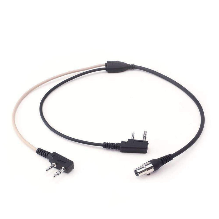 Rugged Radios SPLITTER-RH-LSO DUAL RADIO Splitter  - Connect  2 Radios with  1 Listen Only and 1 Transmit and Receive
