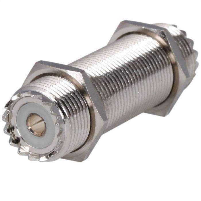 Rugged Radios UHF-BULKHEAD Female to Female UHF Bulkhead Connector