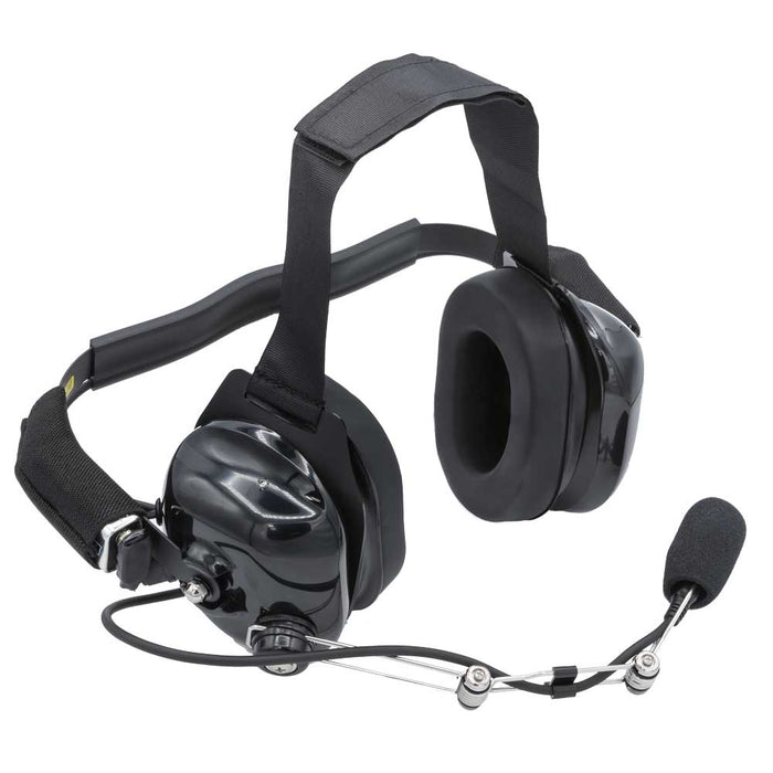 Rugged Radios H85-BLK H85 Linkable Full Duplex Intercom Headset • Expand To Unlimited Headsets
