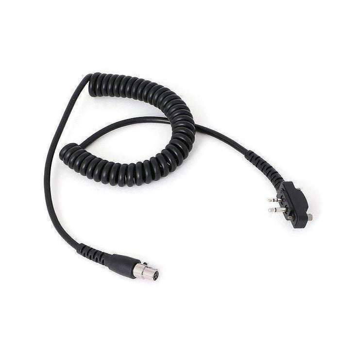 Rugged Radios CC-ICOM-B Icom Bolt On Handheld Radio - Headset Coil Cord