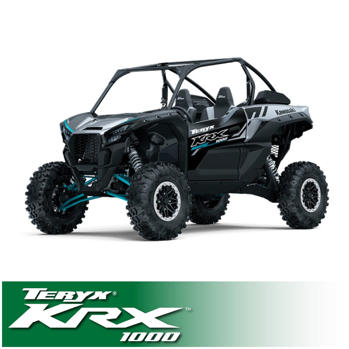 Rugged Radios KRX-696-M1-HK Kawasaki Teryx KRX Complete Communication Kit with Bluetooth Intercom and 2-Way Radio - 696 PLUS / M1 VHF Business Band / Dash Mount