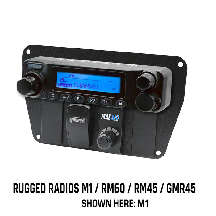 Rugged Radios MT-DMU-RM-RS Multi Mount Insert or Standalone Mount for Rugged Radios with Rocker Switches