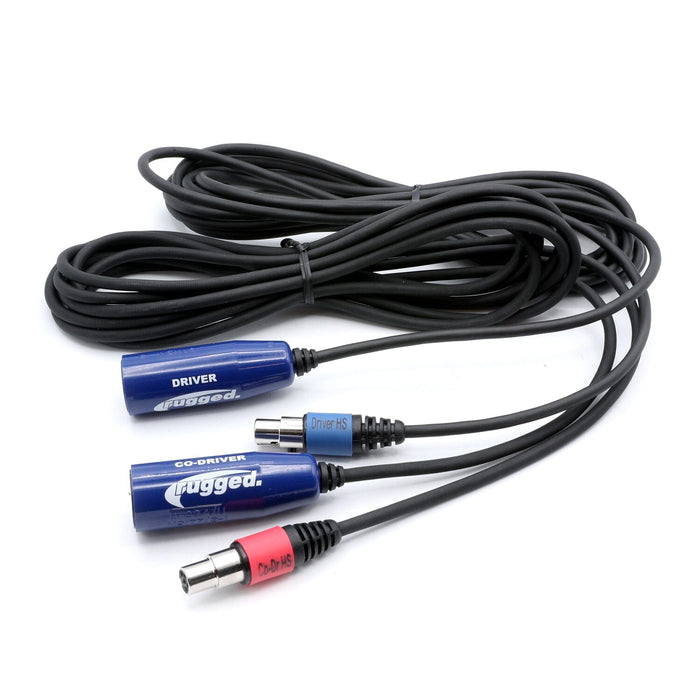 Rugged Radios CS-OFF-DCD OFFROAD Driver and Co-Driver Intercom Cable Bundle