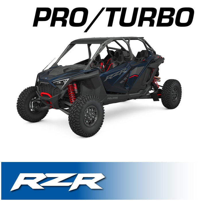 Rugged Radios PROR-STX-M1-HK Polaris RZR PRO XP - Turbo R - Pro R - Complete Communication Kit with Bluetooth Intercom and 2-Way Radio - STX Stereo / M1 VHF Business Band / Center Mount