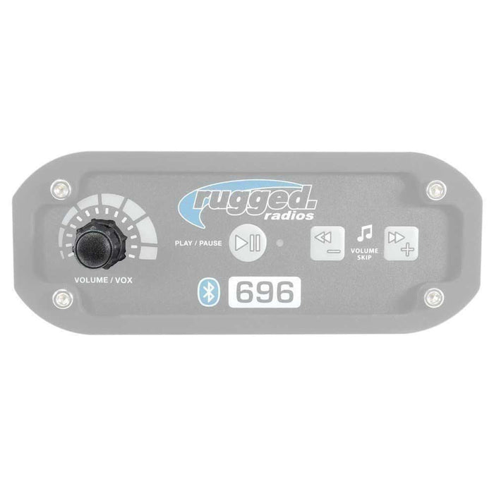 Rugged Radios KNOBS-RRP696 Replacement Volume and VOX Knob Set for 696 696 Plus and STX Intercoms