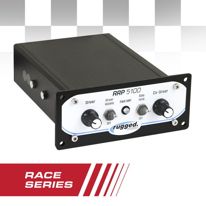 Rugged Radios RRP5100 RRP5100 PRO - Race Series Panel Mount Intercom - Without DSP Chips