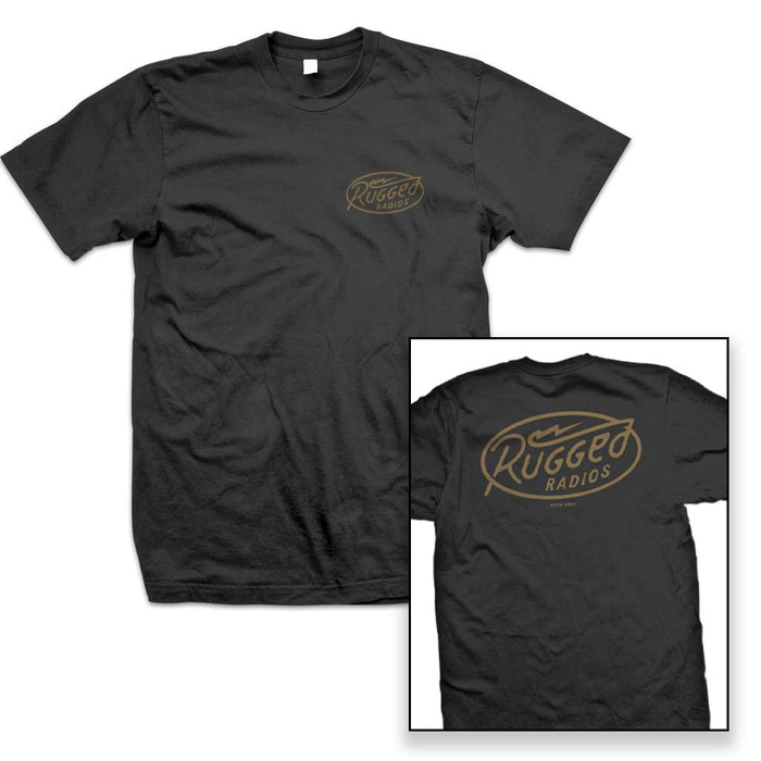 Rugged Radios MS-BOLT-BLK-MD Rugged Radios BOLT T-Shirt - Black - Medium