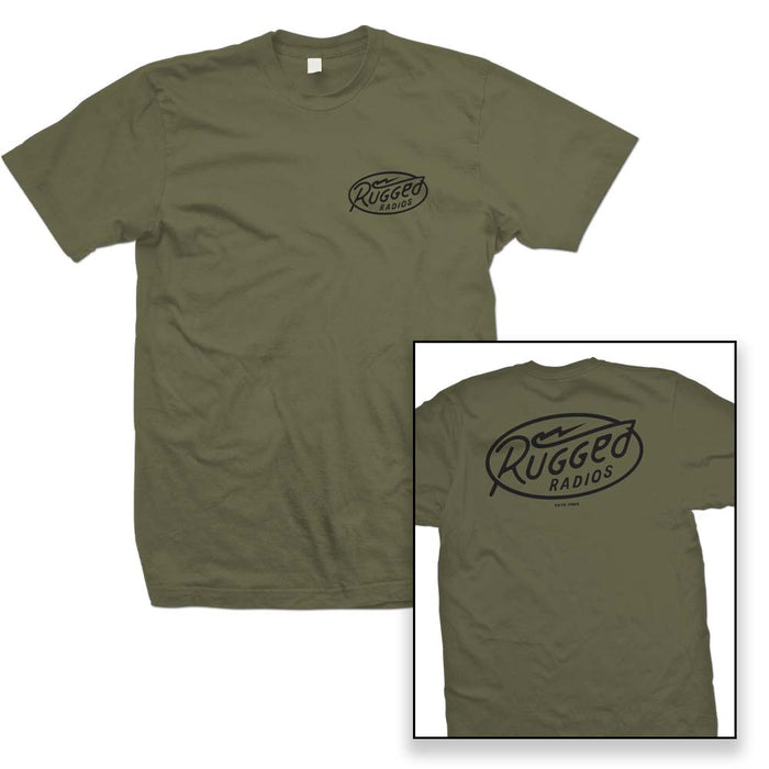 Rugged Radios MS-BOLT-GRN-XL Rugged Radios BOLT T-Shirt - Green - Extra Large