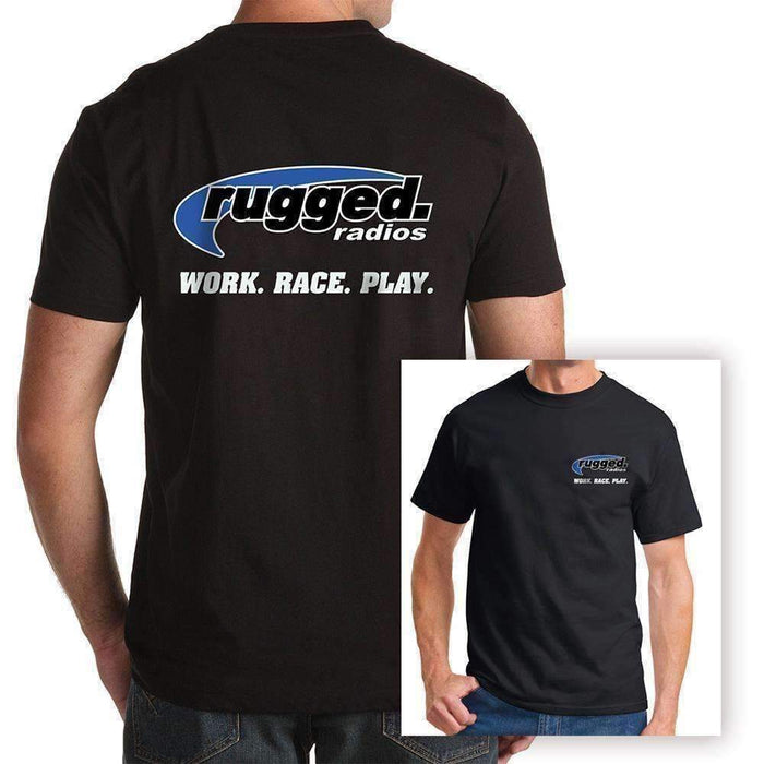 Rugged Radios MS4-BLACK-MD Rugged Radios CLASSIC T-Shirt - Black - Medium