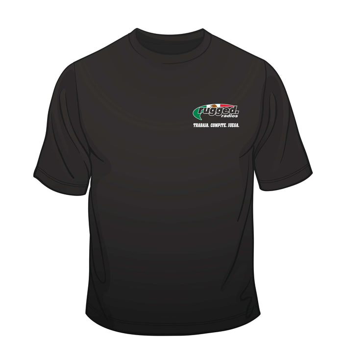 Rugged Radios MS-MXFLAG-XXXL Rugged Radios MEXICAN FLAG T-Shirt - Black - XXXL