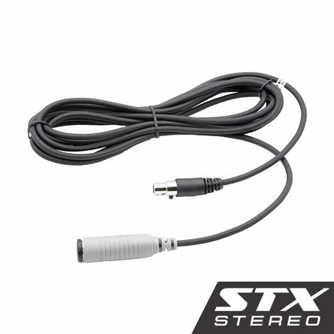 Rugged Radios CS-STX-16 STX STEREO Straight Cable to Intercom (Select Length) - 16  Feet