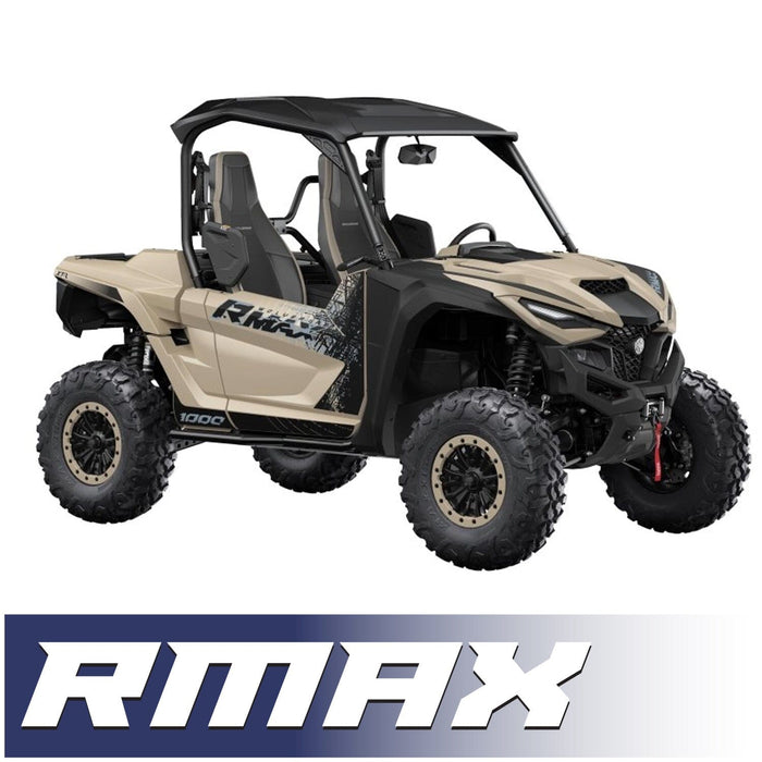 Rugged Radios RMAX-STX-RS-M1-HK Yamaha Wolverine RMAX Complete Communication Kit with Rocker Switch Bluetooth Intercom and 2-Way Radio - STX Stereo Remote Head / M1 VHF Business Band
